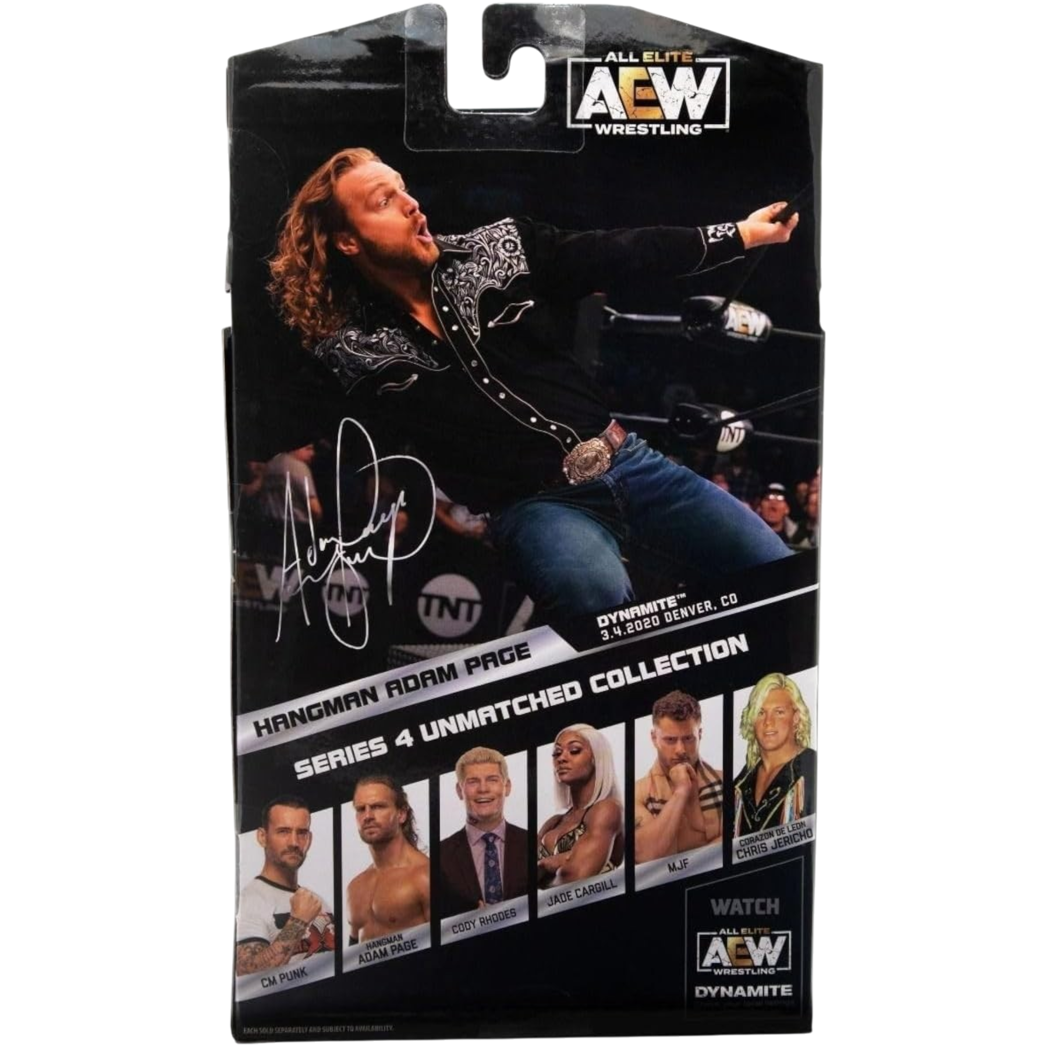 AEW Hangman Adam Page Unmatched Collection Series 4 AE Toy Box