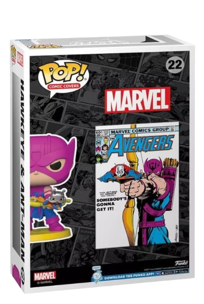 Cover Art Marvel Collection Collectible Vinyl Figure Comic Covers (Hawkeye & Ant Man) Funko Toy Store