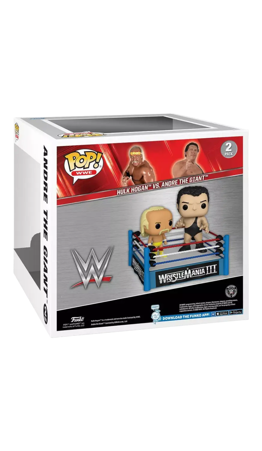 WWE:  Hulk Hogan and Andre The Giant in The Ring 2pack Vinyl Figure Funko Toy Store