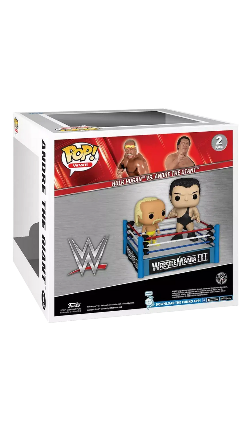 WWE:  Hulk Hogan and Andre The Giant in The Ring 2pack Vinyl Figure Funko Toy Store