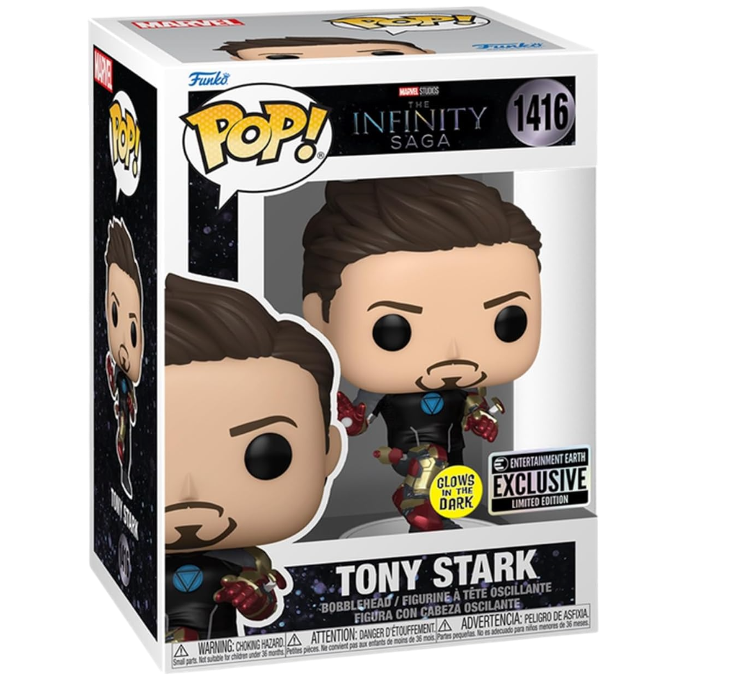 Iron Man 3 Tony Stark Suit-Up Glow-in-The-Dark  (Entertainment Earth Exclusive) Funko Toy Store