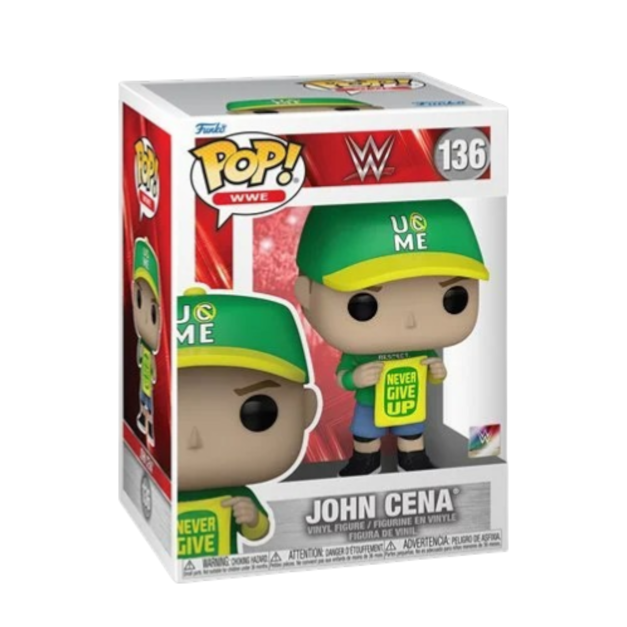 WWE John Cena (Never Give Up) AE Toy Box