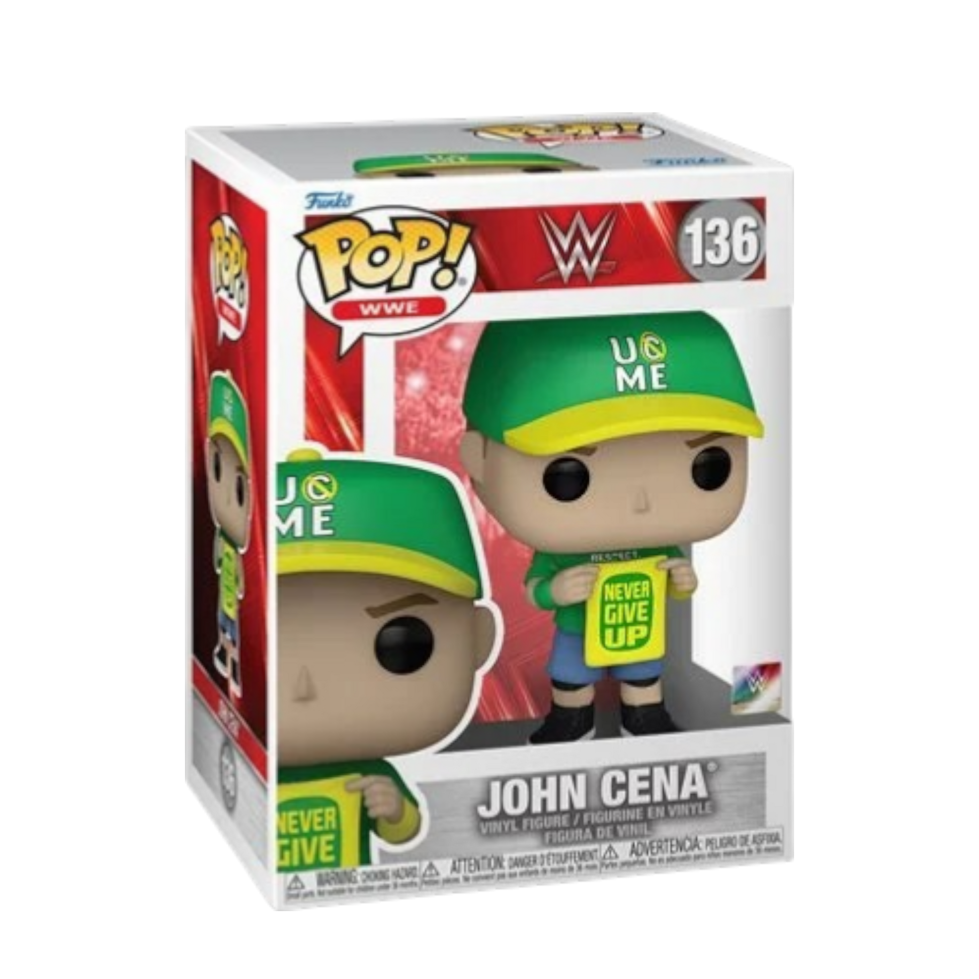 WWE John Cena (Never Give Up) AE Toy Box