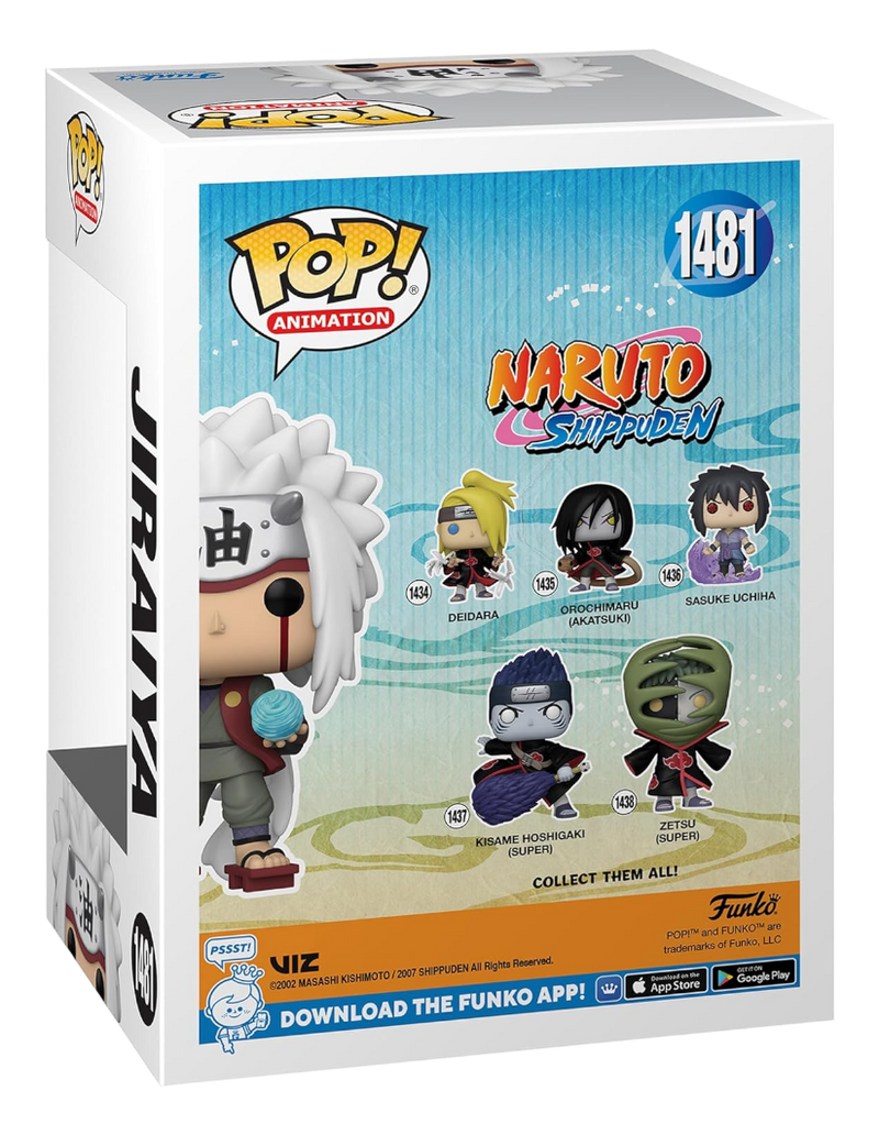 Naruto Shippuden - Jiraiya with Rasengan - Special Edition Multicolor  Glow Exclusive #1481 Funko Toy Store