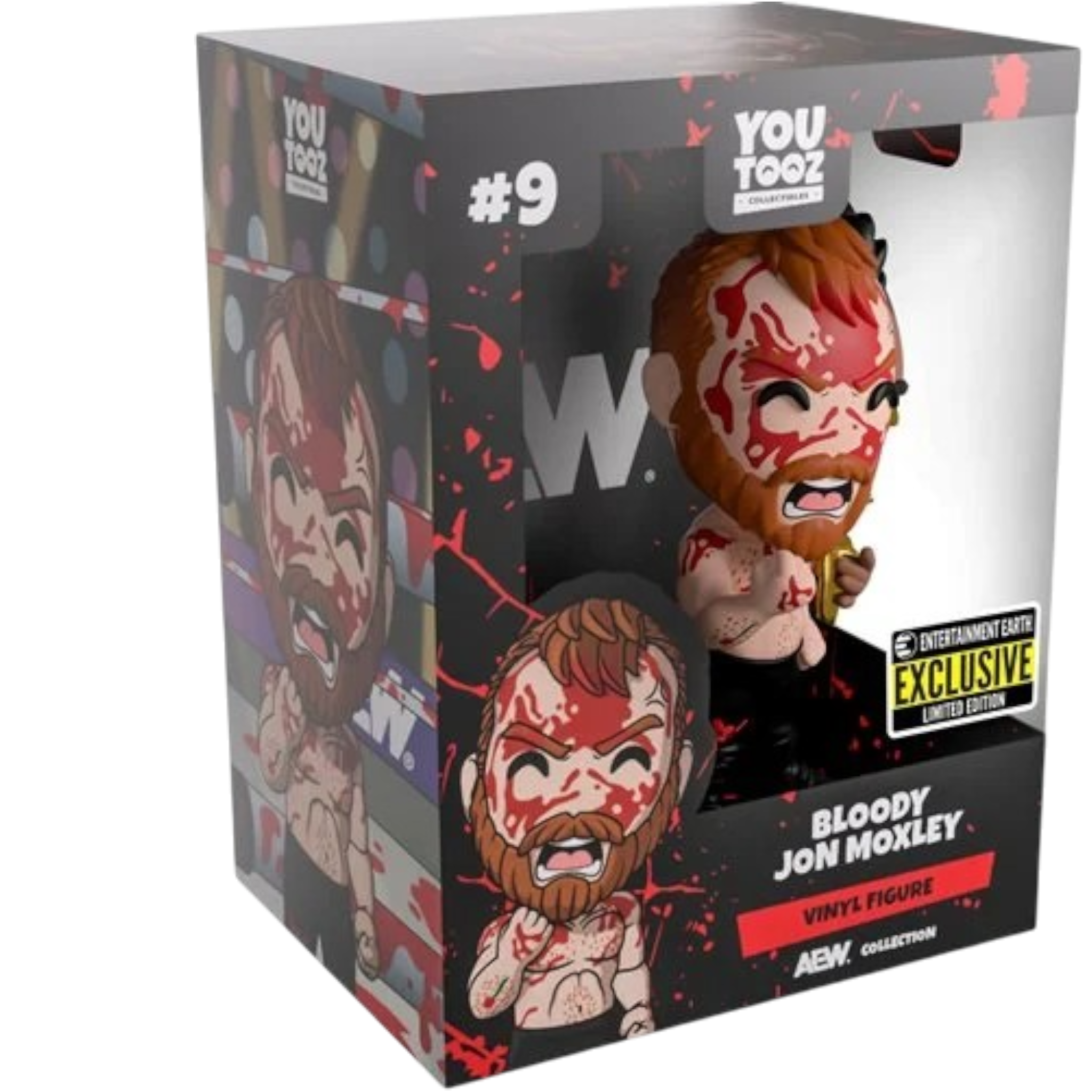 AEW Collection Bloody Jon Moxley-Entertainment Earth Exclusive AE Toy Box