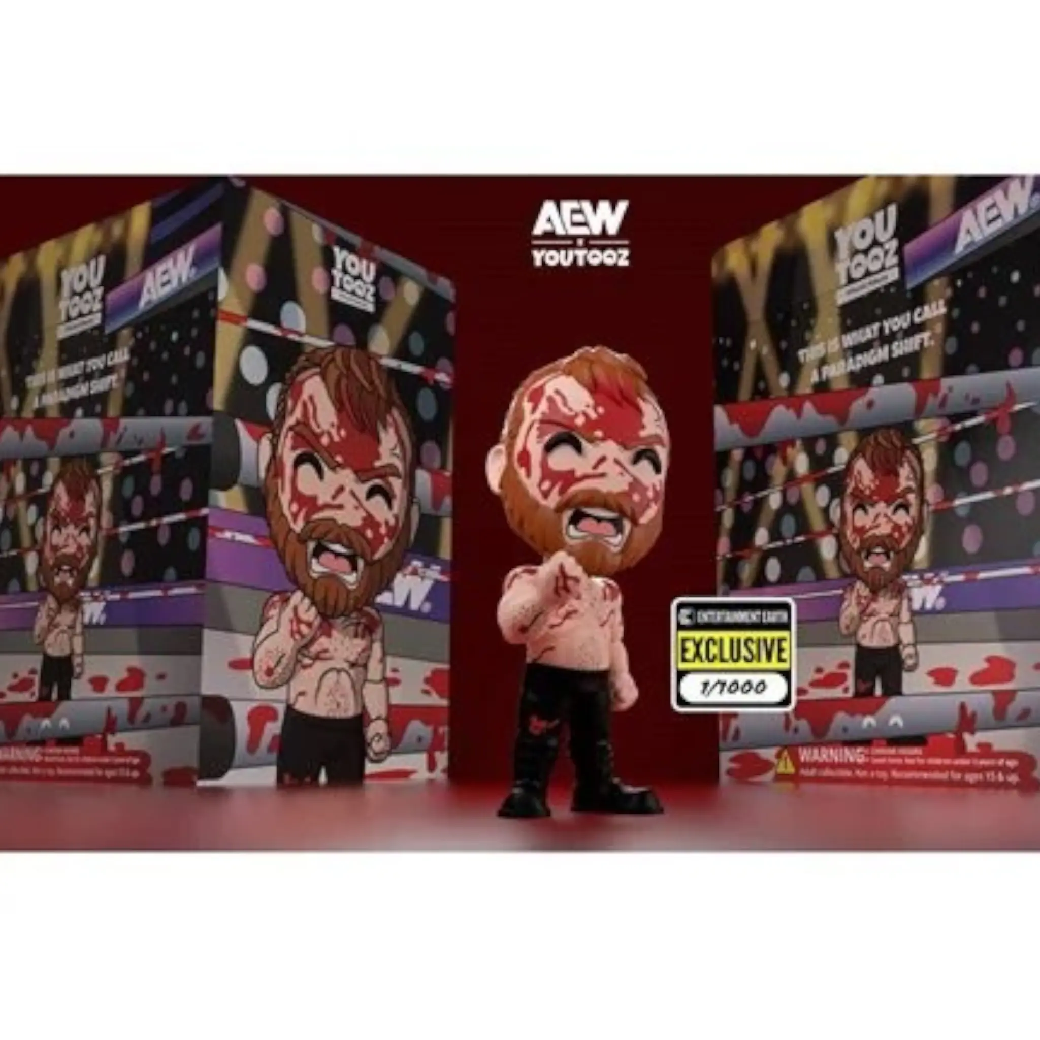 AEW Collection Bloody Jon Moxley-Entertainment Earth Exclusive AE Toy Box
