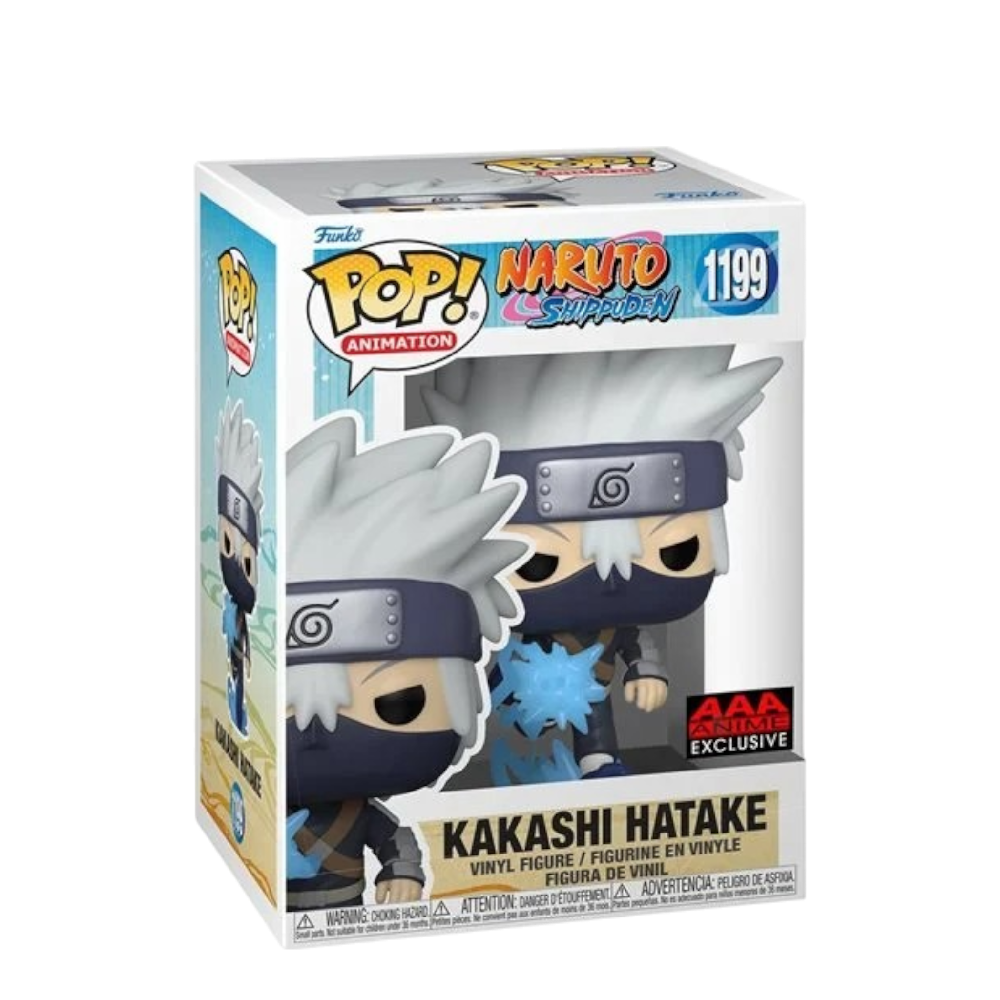 Naruto: Shippuden Young Kakashi Hatake with Chidori Glow-in-the-Dark AE Toy Box