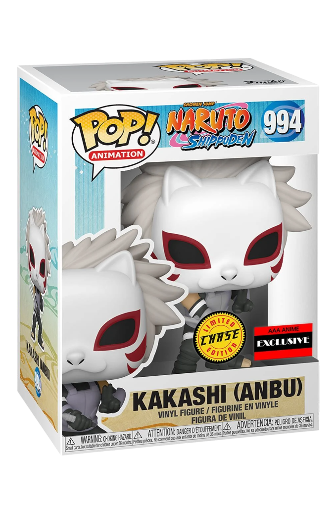 Naruto Shippuden Anbu Kakashi (Masked) Chase Figure (AAA Anime Exclusive) Funko Toy Store