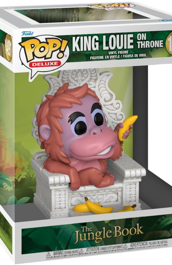 The Jungle Book King Louie on Throne Deluxe Funko Toy Store