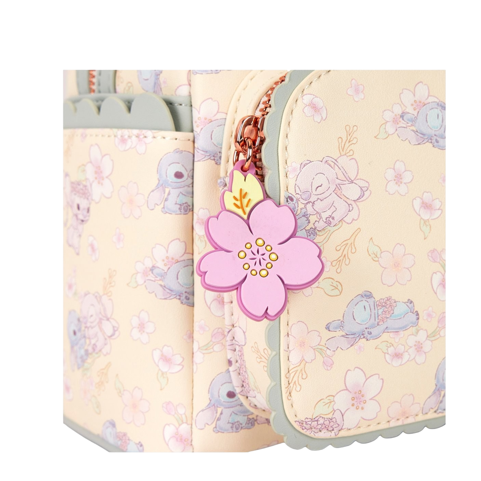 Lilo and Stitch Cute Stitch Cherry Blossom Mini-Backpack AE Toy Box