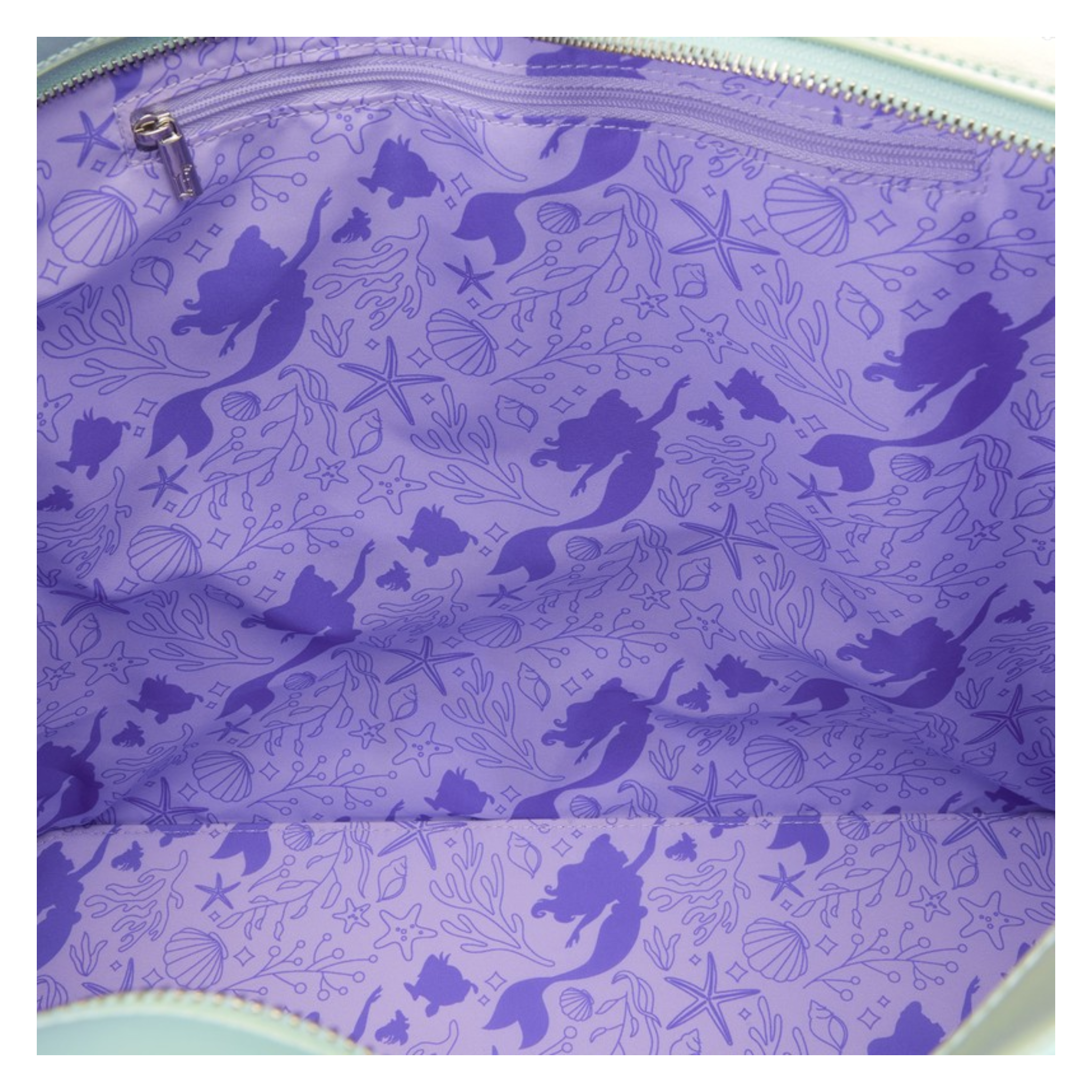 Disney The Little Mermaid Ariel, Flounder & Sebastian Tote Crossbody Bag (with Coin Bag) | AE Toy Box
