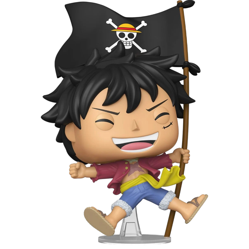 One Piece: Monkey D. Luffy with Flag #2214 (Entertainment Earth Exclusive) | AE Toy Box