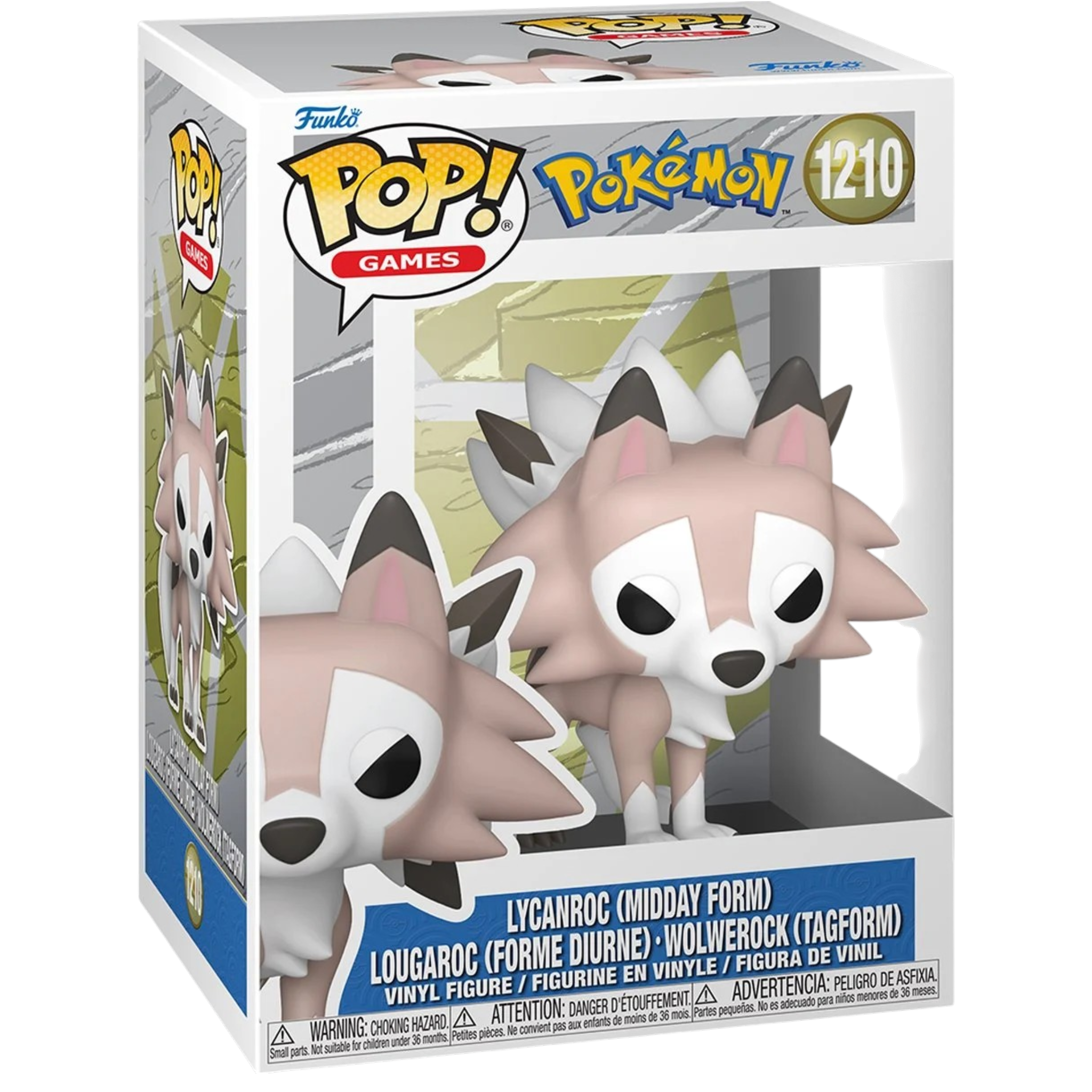 Pokémon — Lycanroc (Midday Form) #1210 | AE Toy Box