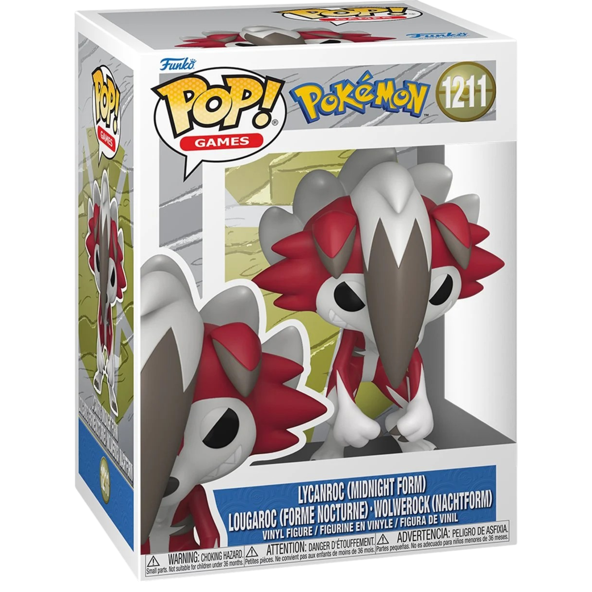 Pokémon — Lycanroc (Midnight Form) #1211 | AE Toy Box