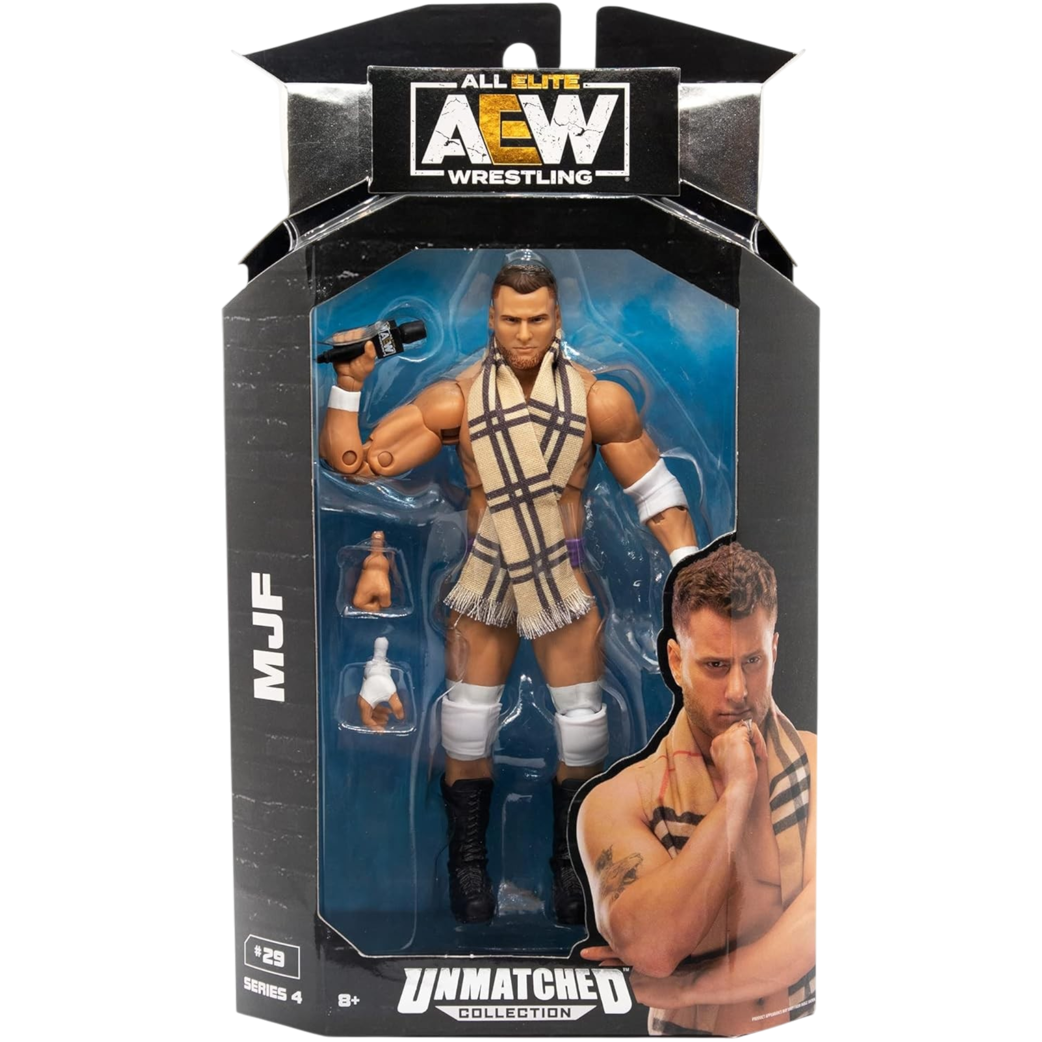 AEW MJF (w/Scarf) Unmatched Series 4 AE Toy Box