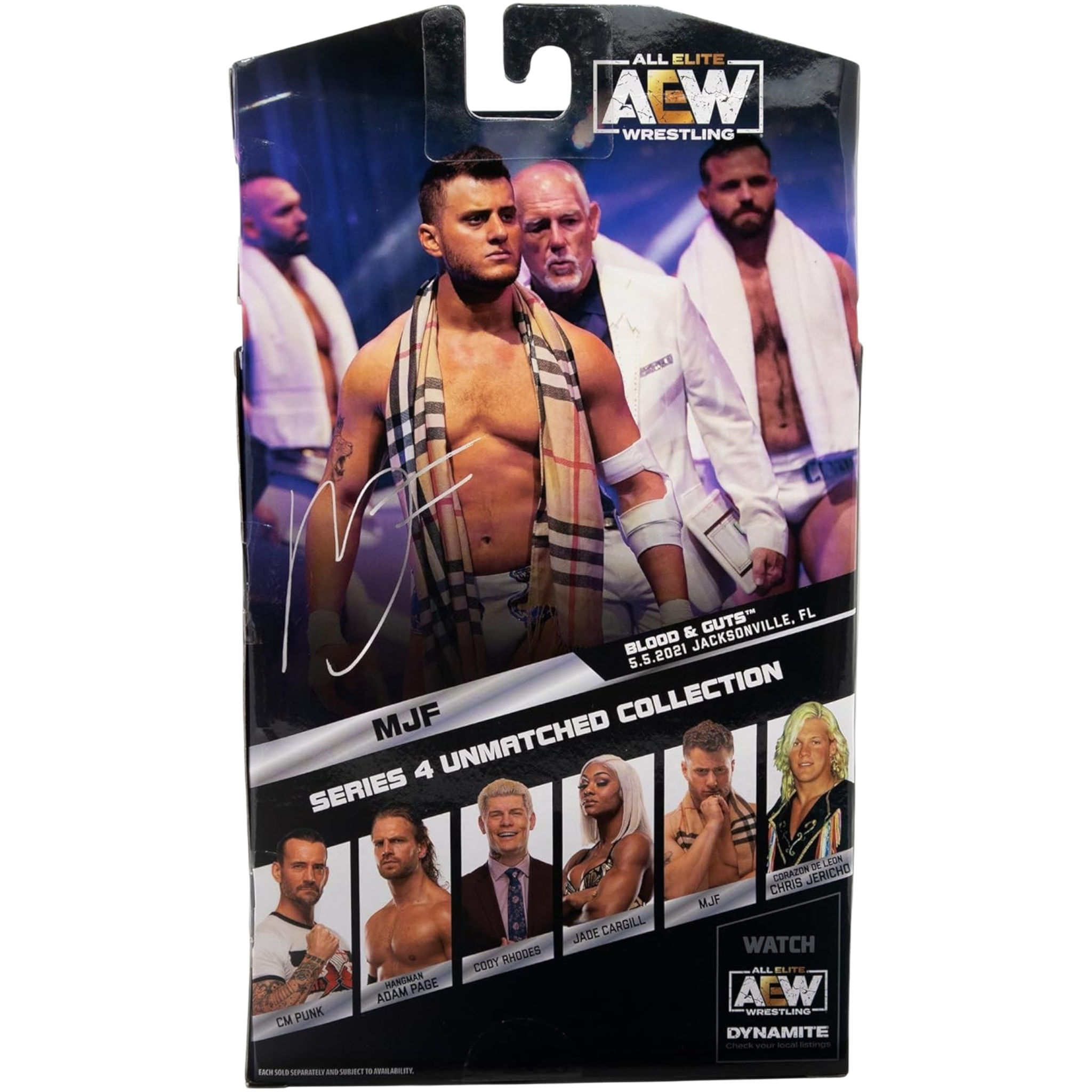 AEW MJF (w/Scarf) Unmatched Series 4 AE Toy Box