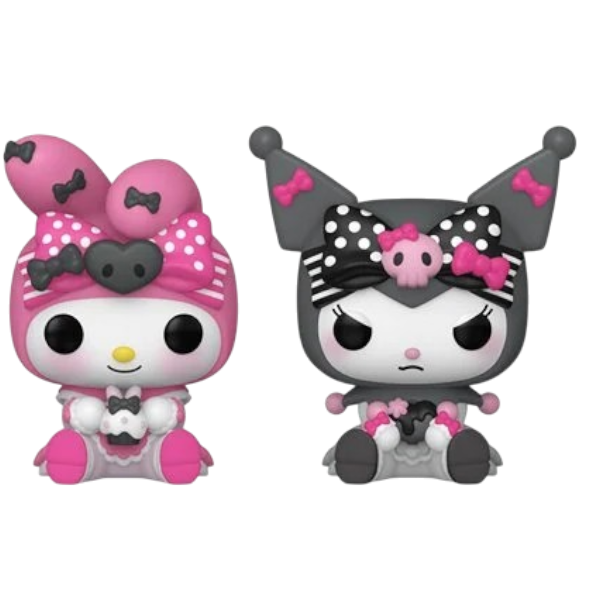 Sanrio My Melody 50th and Kuromi 20th Anniversary  Key Chain 2-Pack AE Toy Box