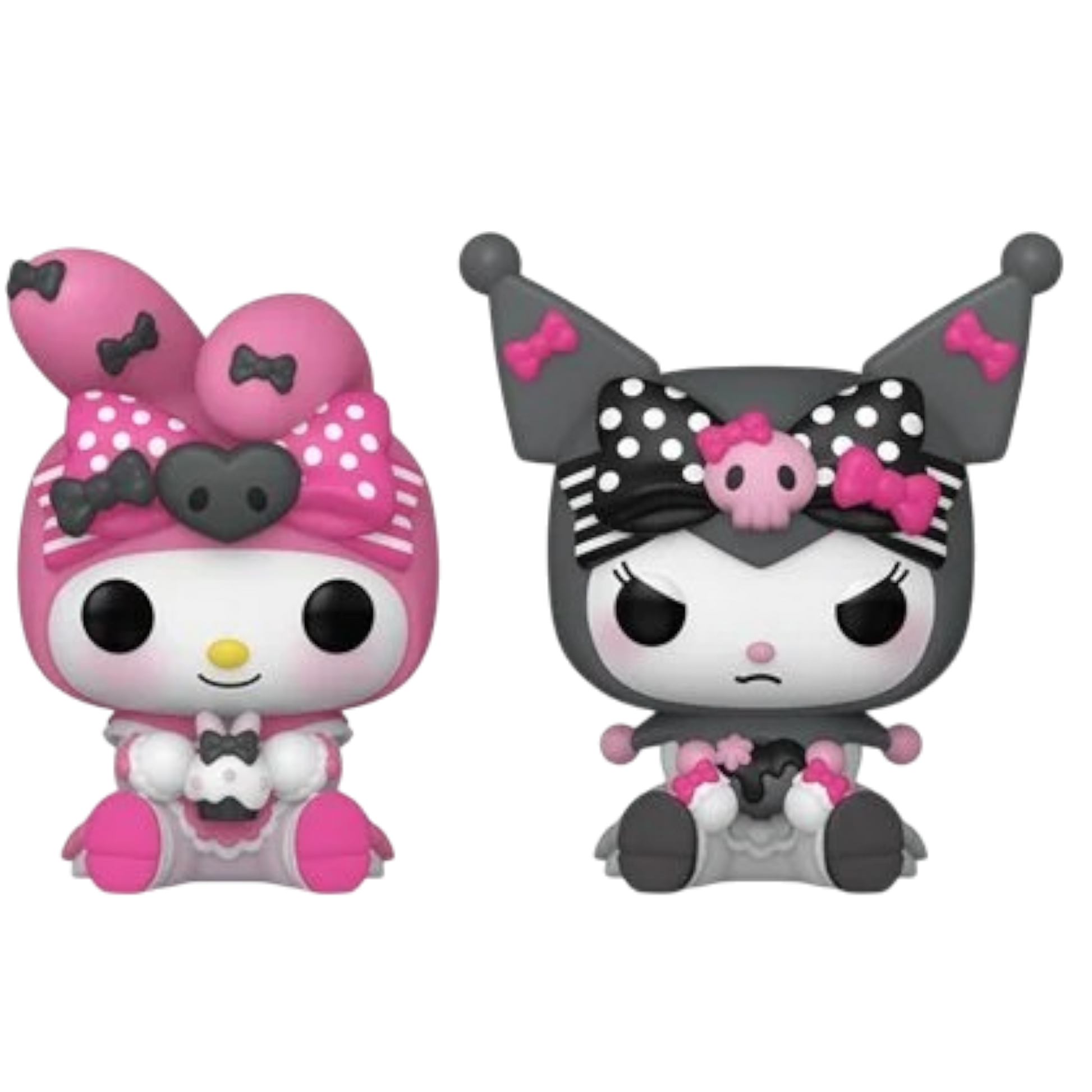 Sanrio My Melody 50th and Kuromi 20th Anniversary  Key Chain 2-Pack AE Toy Box