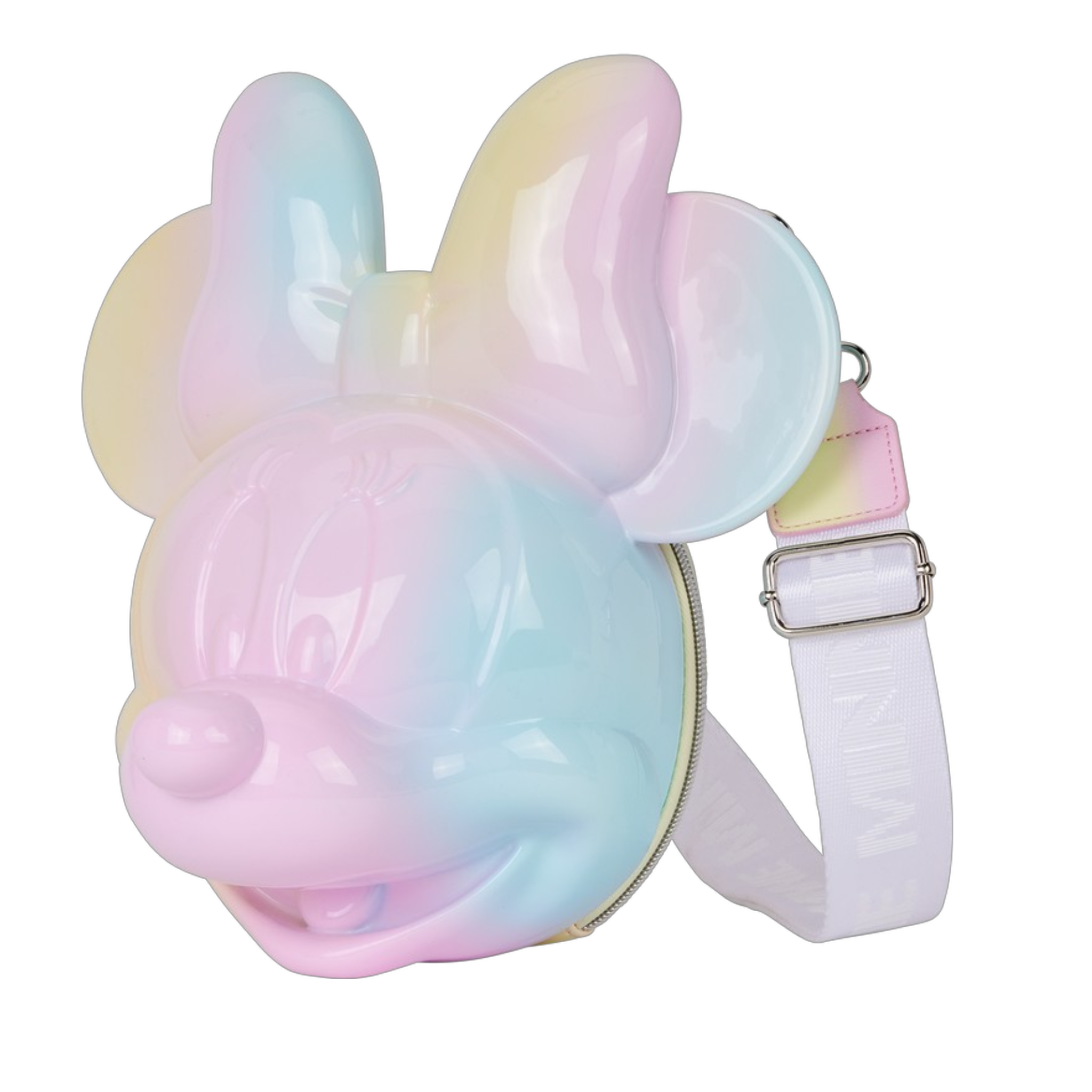 Disney — Minnie Mouse Pastel Tie-Dye Molded Figural Crossbody Bag | AE Toy Box
