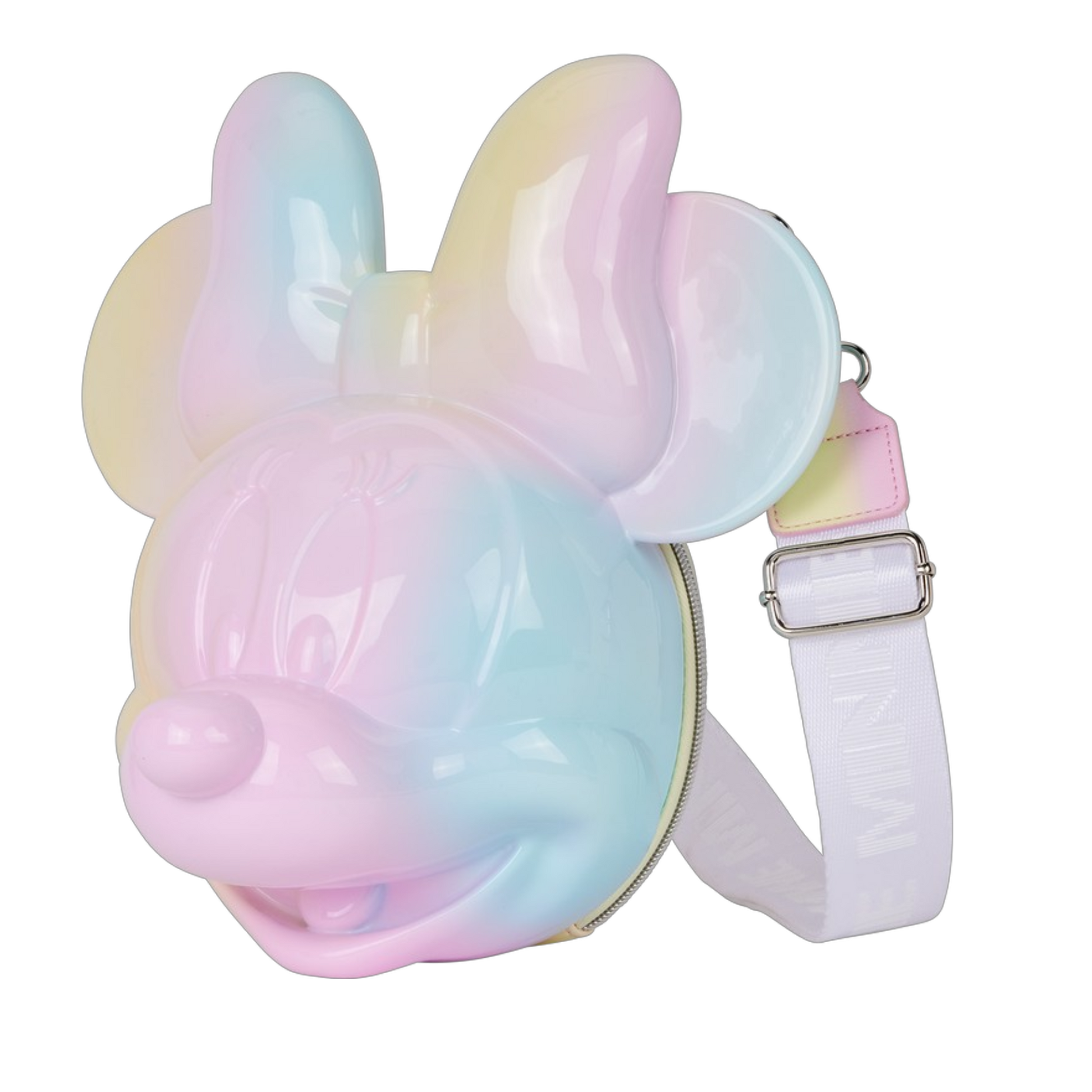Disney — Minnie Mouse Pastel Tie-Dye Molded Figural Crossbody Bag | AE Toy Box