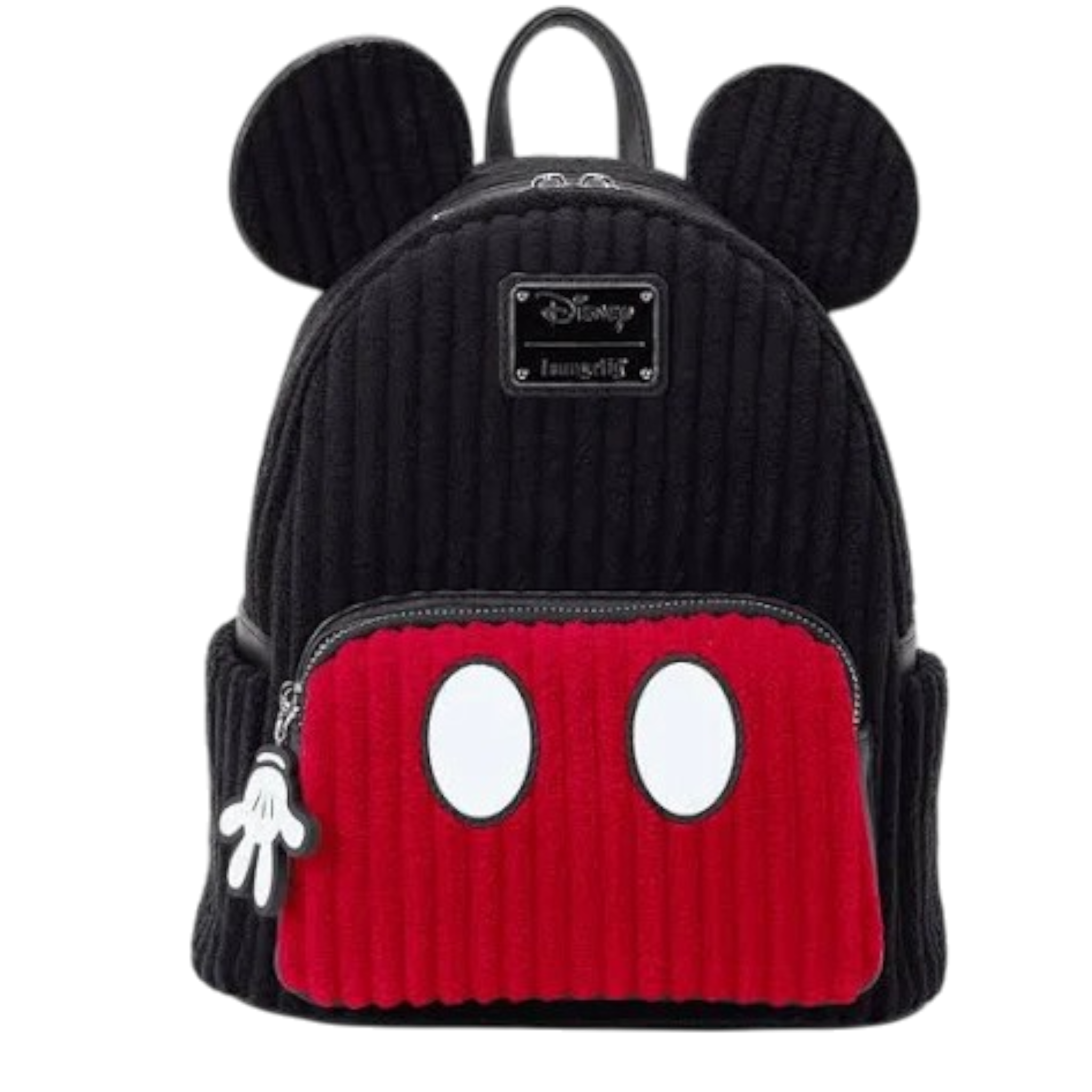 Disney Mickey Mouse Exclusive Plush Corduroy Cosplay Mini Backpack AE Toy Box