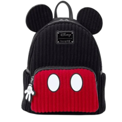 Disney Mickey Mouse Exclusive Plush Corduroy Cosplay Mini Backpack AE Toy Box