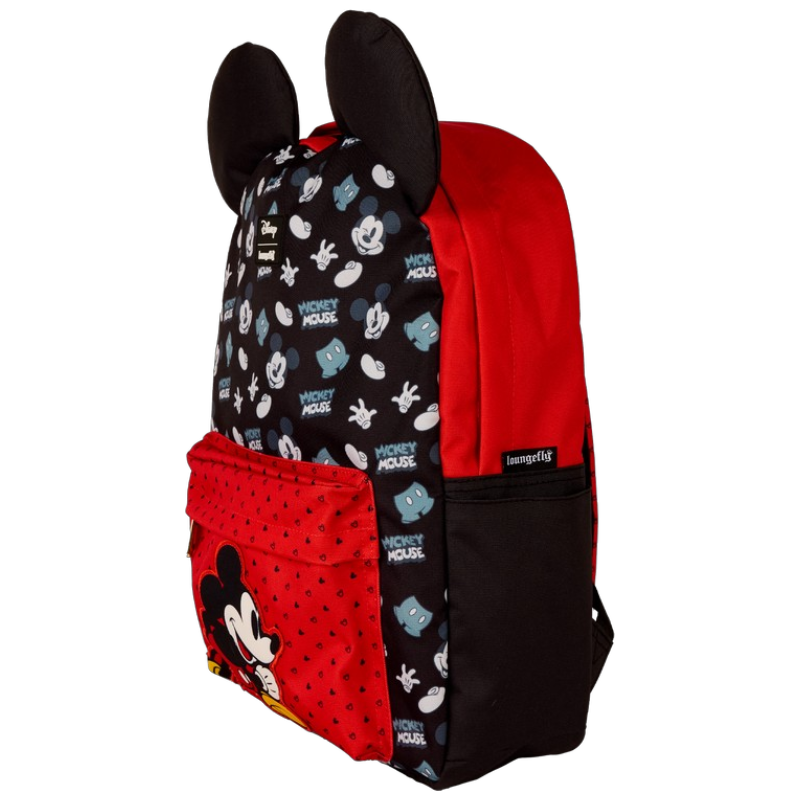 Disney — Mickey Mouse All-Over Print Full-Size Backpack | AE Toy Box