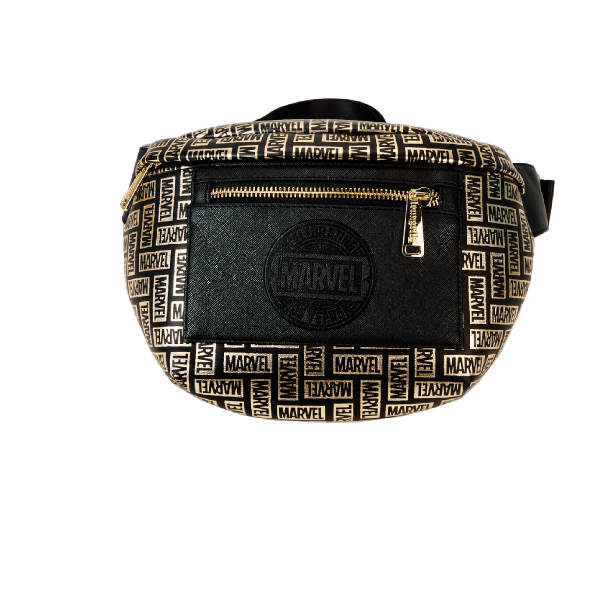 Marvel 85th Anniversary All-Over Print Logo Convertible Belt Bag AE Toy Box