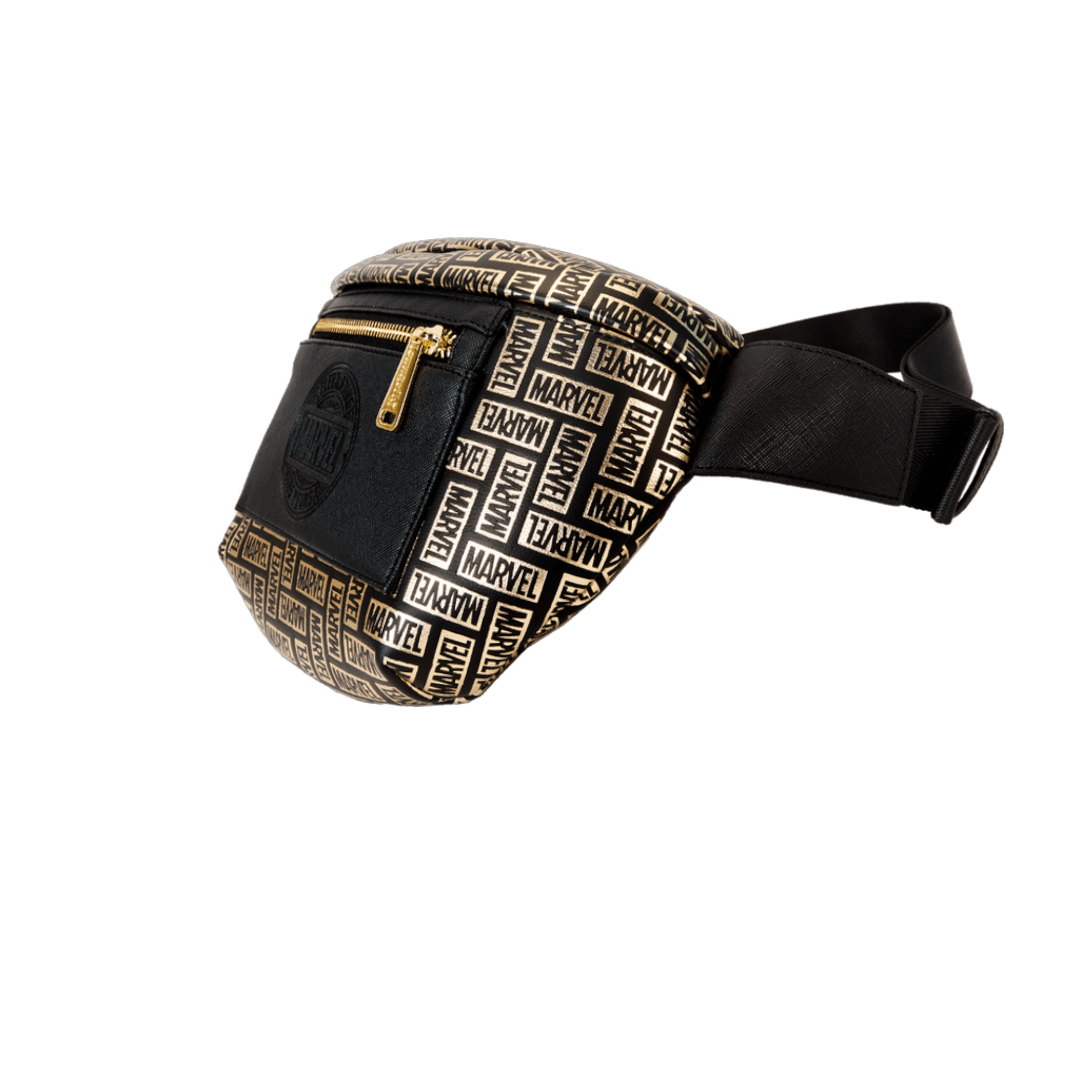 Marvel 85th Anniversary All-Over Print Logo Convertible Belt Bag AE Toy Box