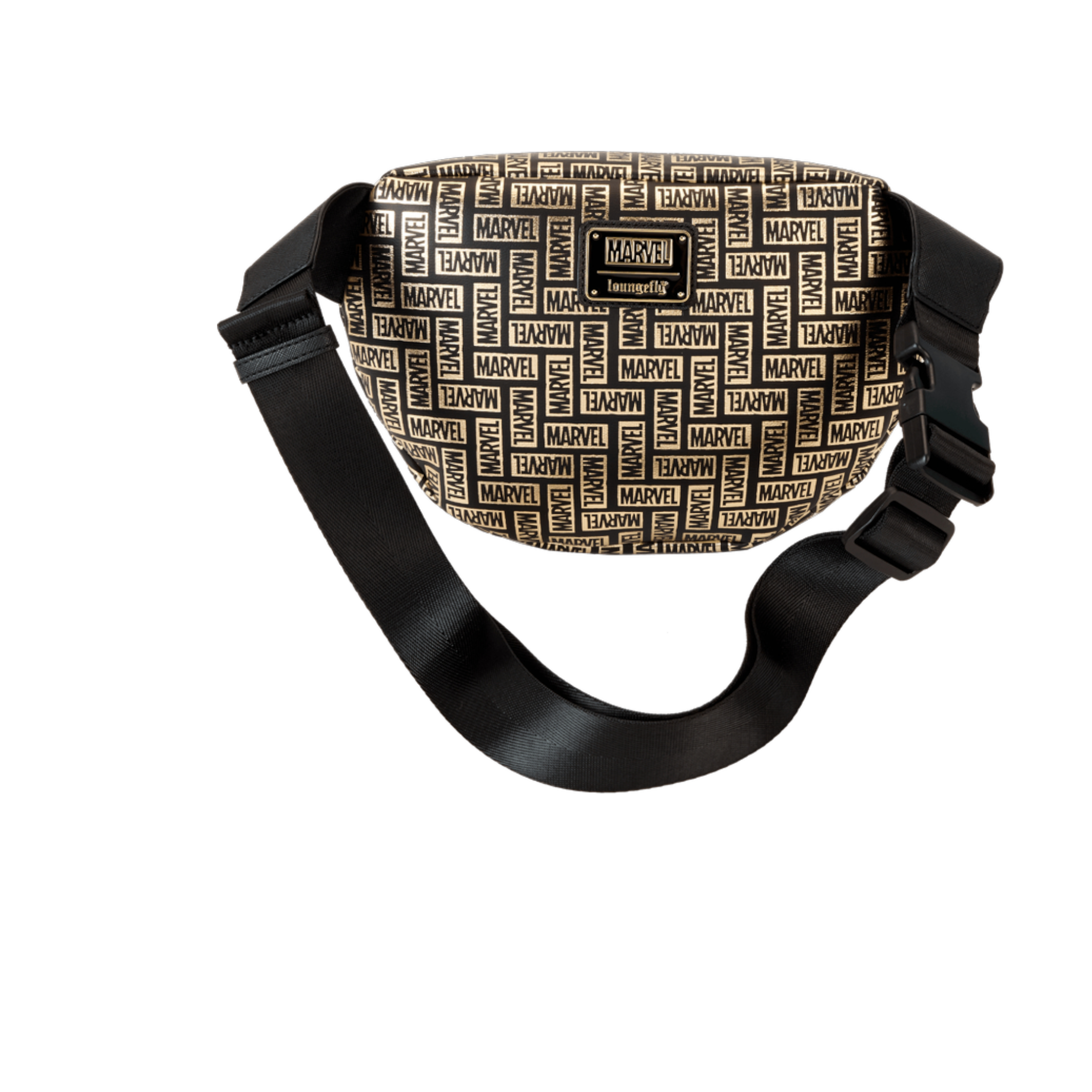 Marvel 85th Anniversary All-Over Print Logo Convertible Belt Bag AE Toy Box