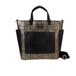 Marvel 85th Anniversary All-Over Print Logo Convertible Backpack & Tote AE Toy Box