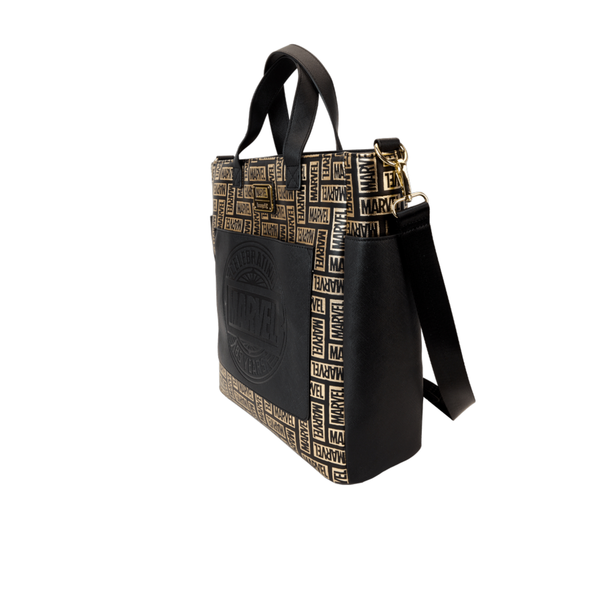 Marvel 85th Anniversary All-Over Print Logo Convertible Backpack & Tote AE Toy Box