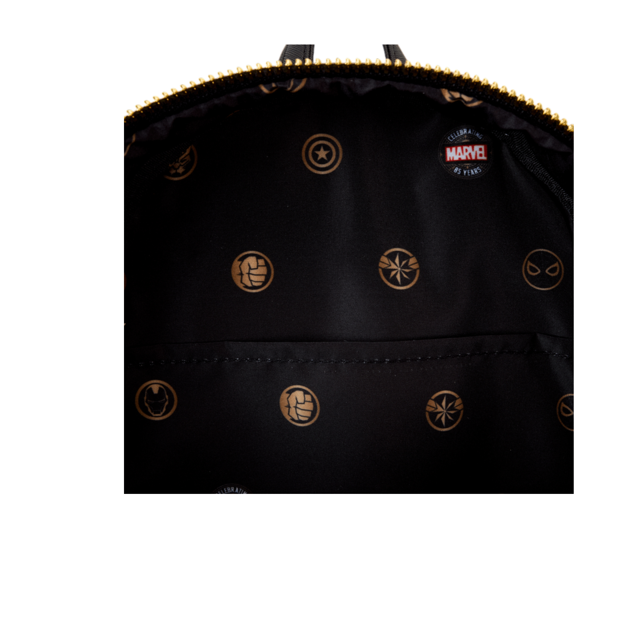 Marvel 85th Anniversary All-Over Print Logo Mini Backpack AE Toy Box