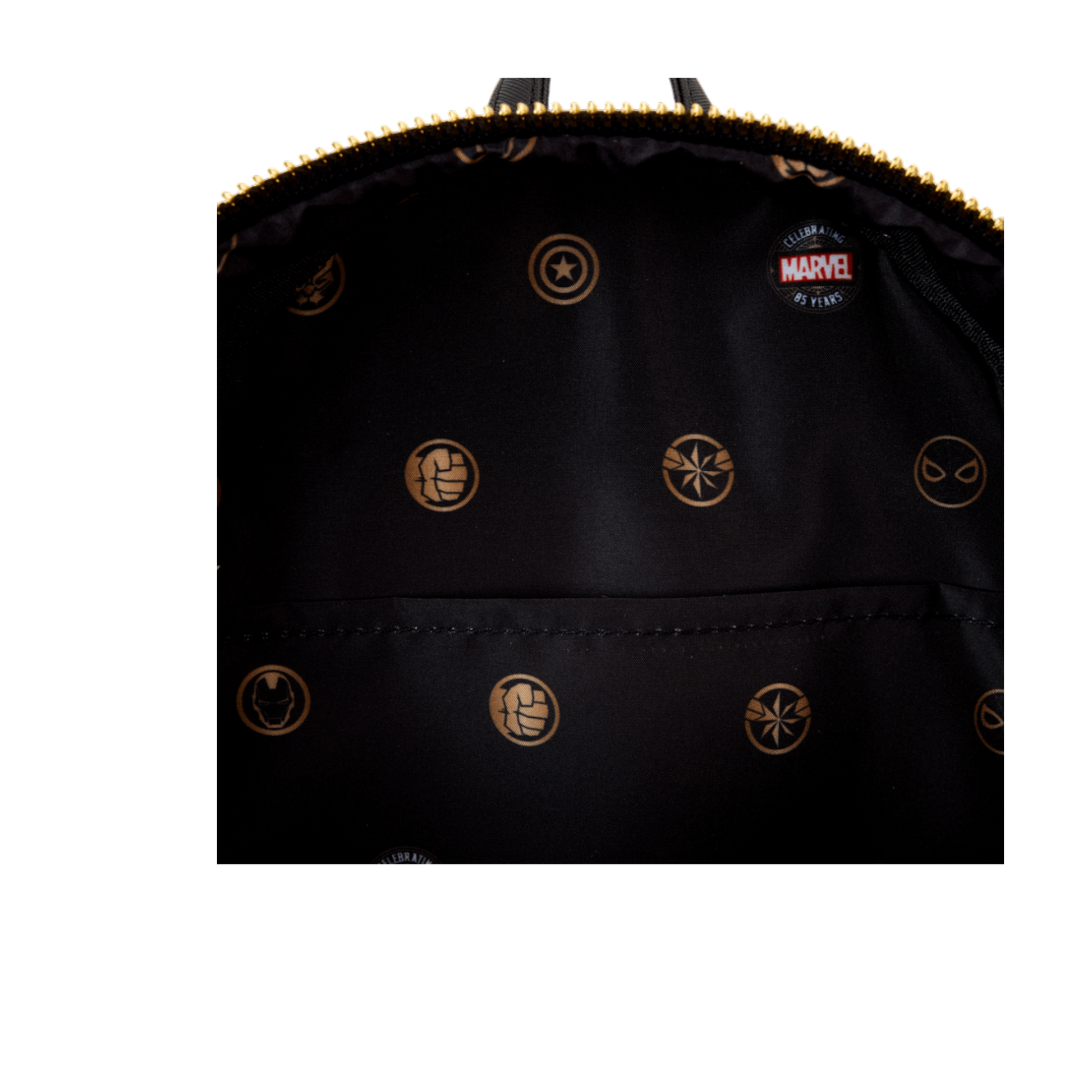 Marvel 85th Anniversary All-Over Print Logo Mini Backpack AE Toy Box