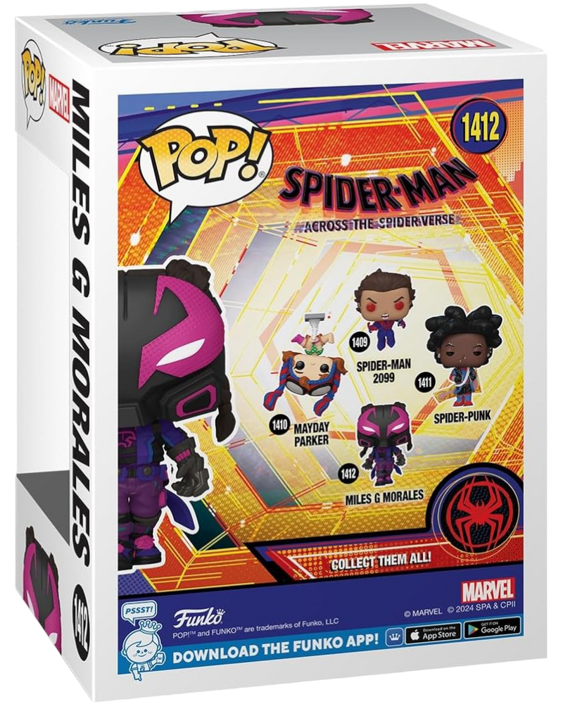 Spider-Man: Across The Spider-Verse Miles G Morales Funko Toy Store