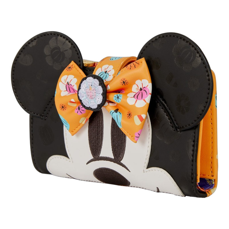 Disney — Minnie Mouse Cosplay Floral Pumpkin Flap Wallet | AE Toy Box