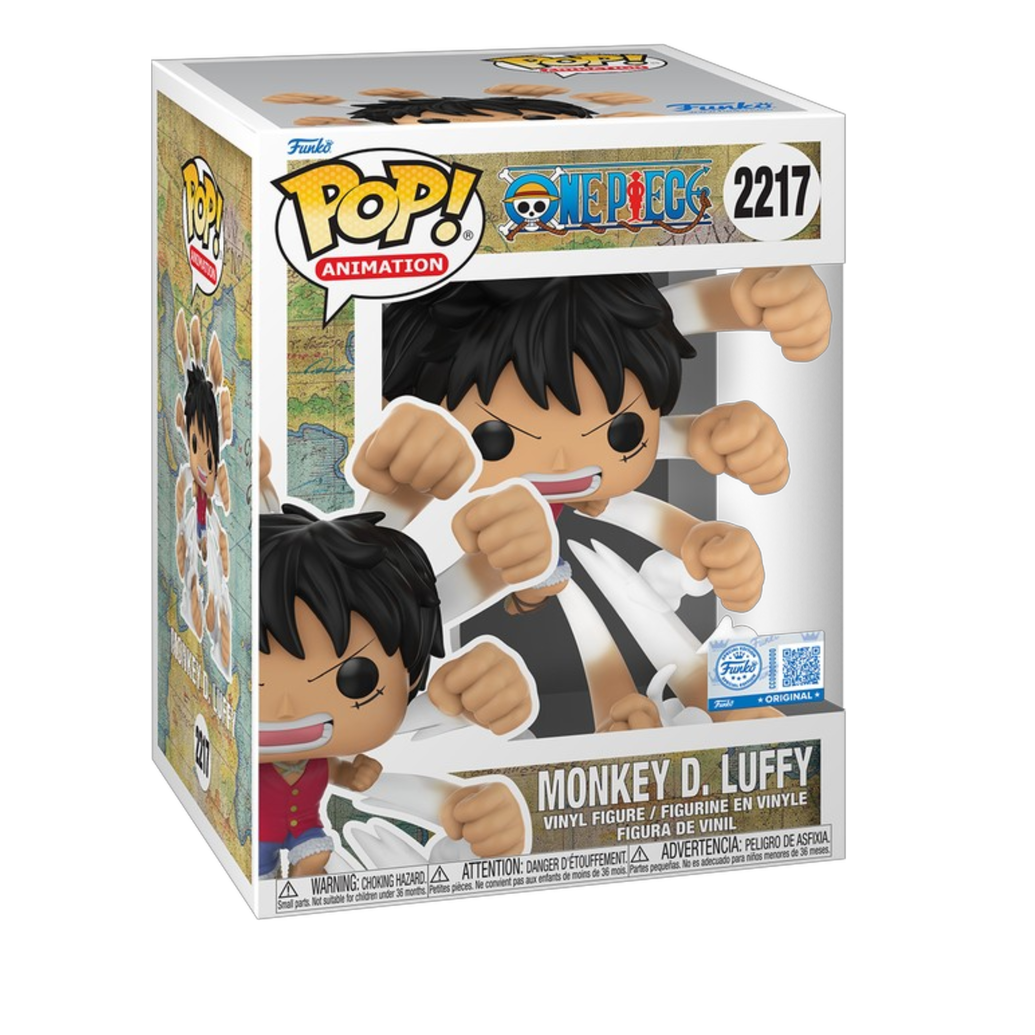 Funko Pop! Animation — One Piece: Monkey D. Luffy (Gum Gum Gatling) | AE Toy Box