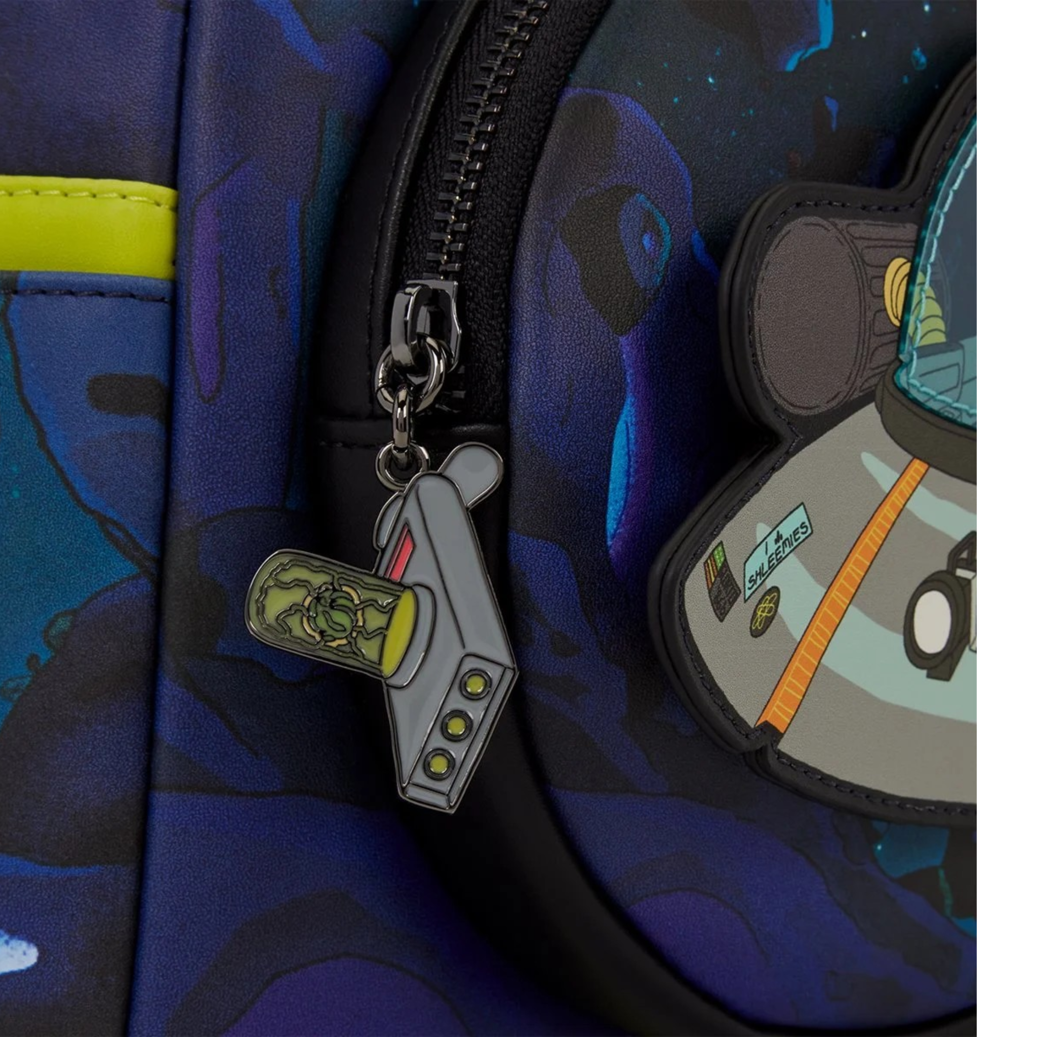 Rick and Morty Space Cruiser (Glow-in-the-Dark) Mini Backpack | AE Toy Box