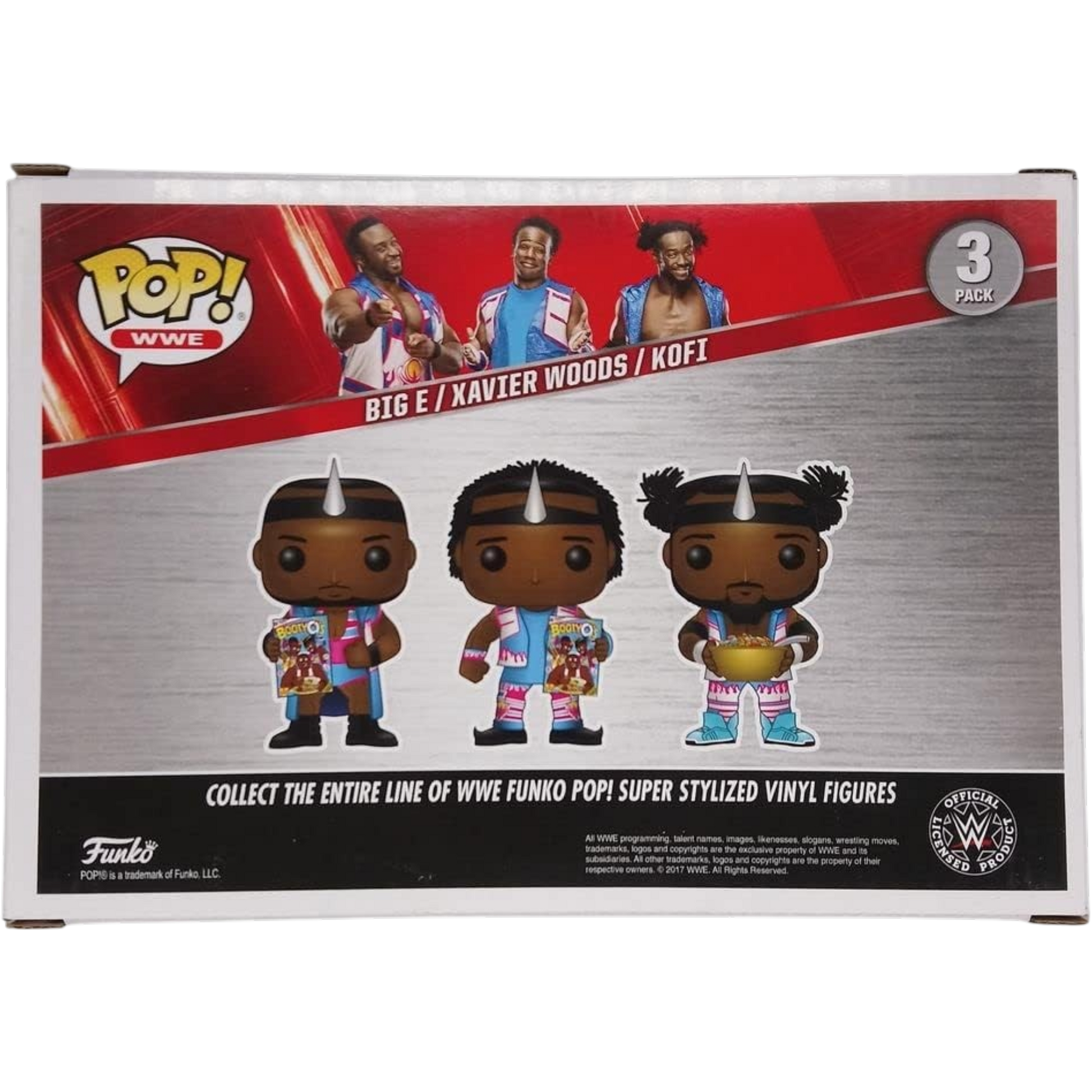 WWE — The New Day “Booty O’s” 3-Pack (Xavier Woods, Big E & Kofi Kingston) | AE Toy Box