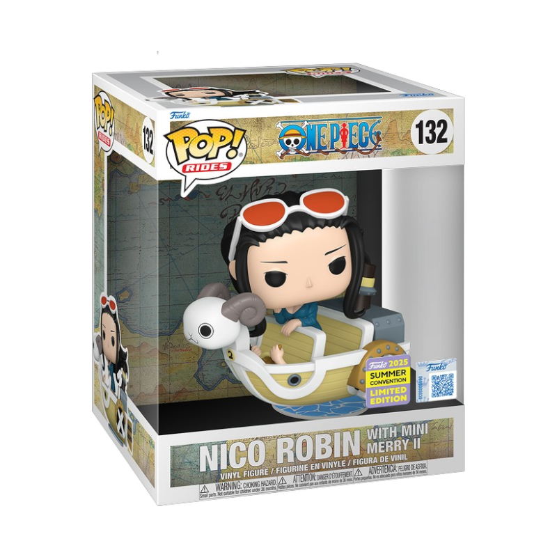 One Piece Rides Deluxe Nico Robin with Mini Merry II AE Toy Box