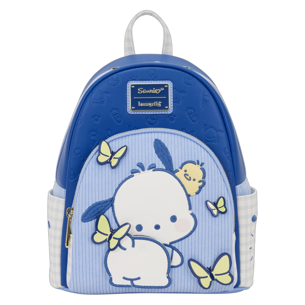 Sanrio Pochacco Gingham Mini Backpack (Cute Plaid Style) | AE Toy Box