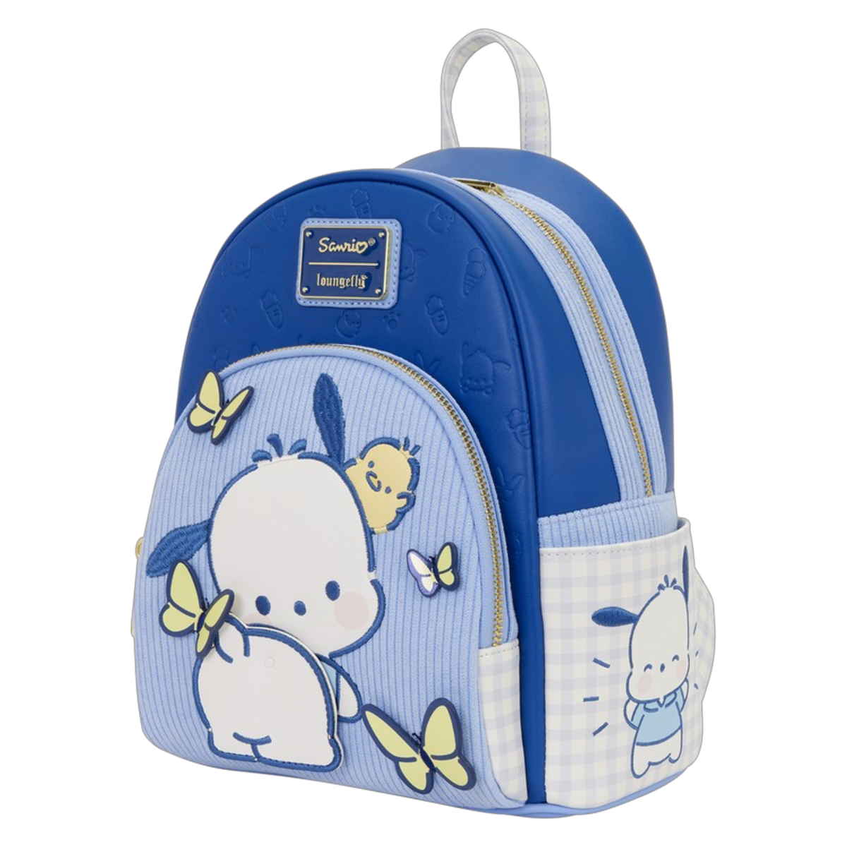 Sanrio Pochacco Gingham Mini Backpack (Cute Plaid Style) | AE Toy Box