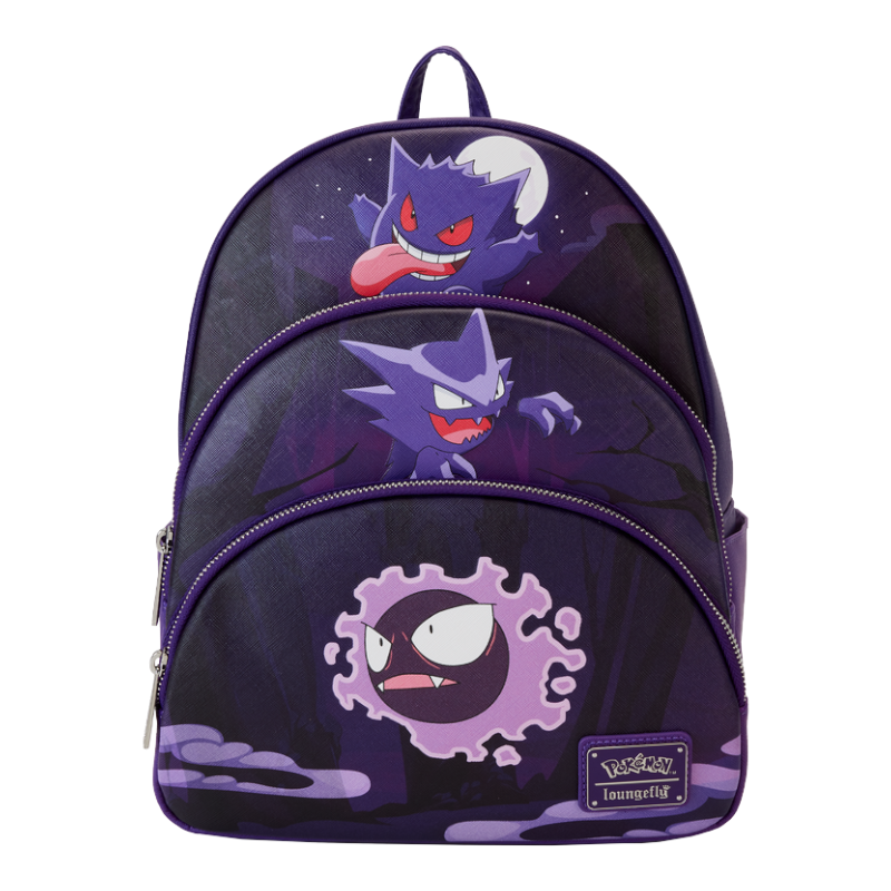 Pokémon Gengar Evolution Triple Pocket Mini Backpack Funko Toy Store