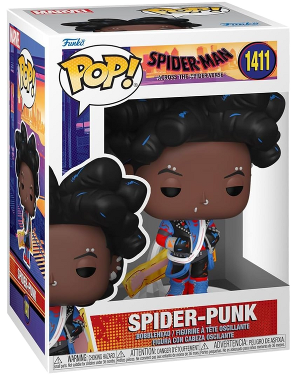 Spider-Man: Across The Spider-Verse Spider-Punk Unmasked Funko Toy Store