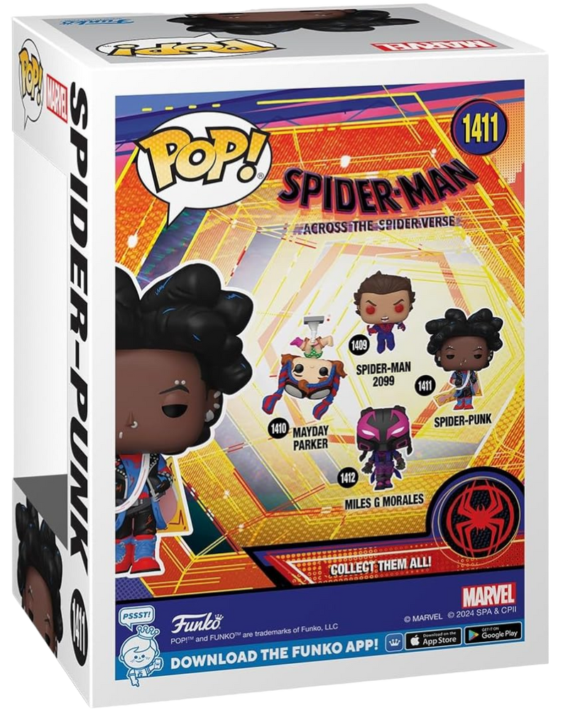 Spider-Man: Across The Spider-Verse Spider-Punk Unmasked Funko Toy Store