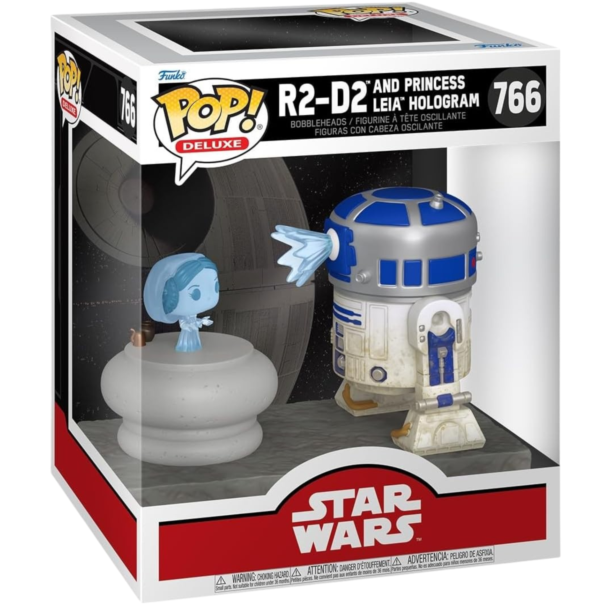 Star Wars: R2-D2 and Princess Leia Hologram AE Toy Box