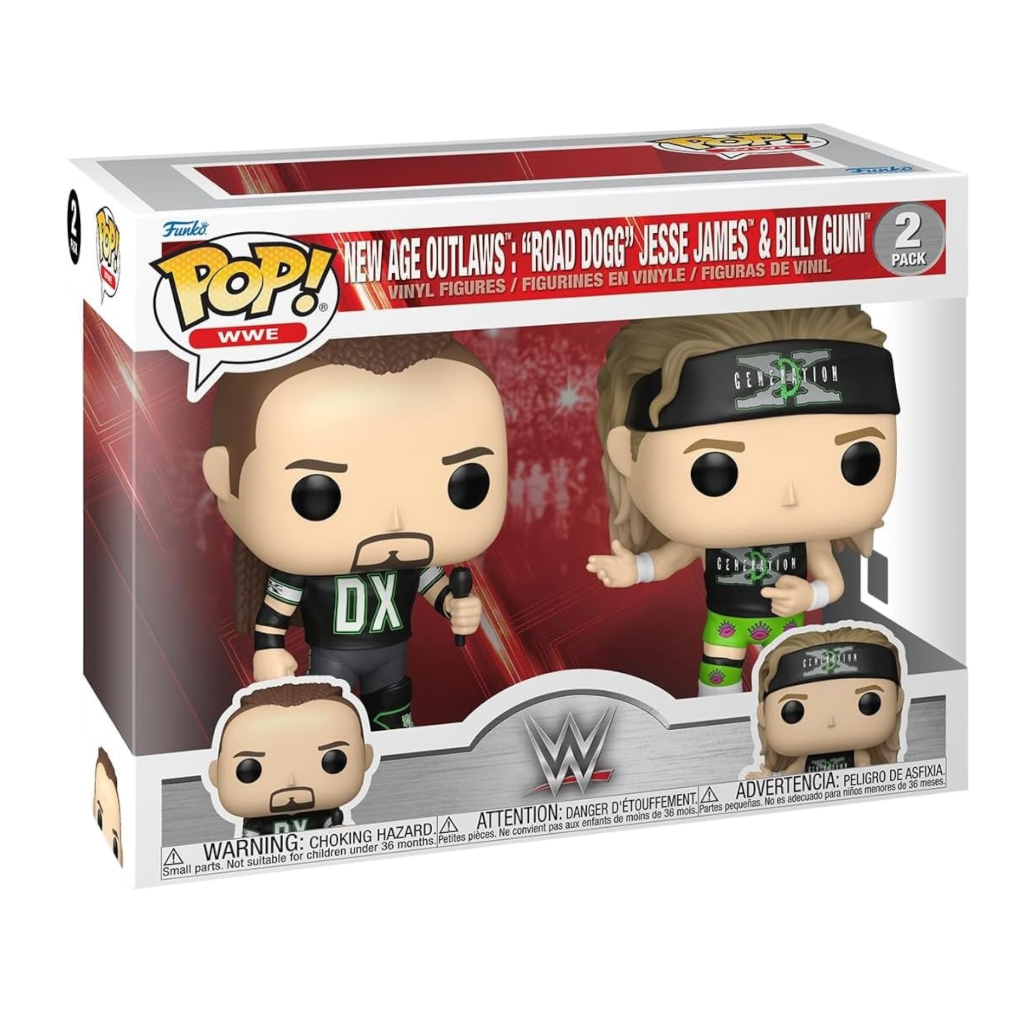 WWE: New Age Outlaws: Road Dogg Jesse James & Billy Gunn AE Toy Box