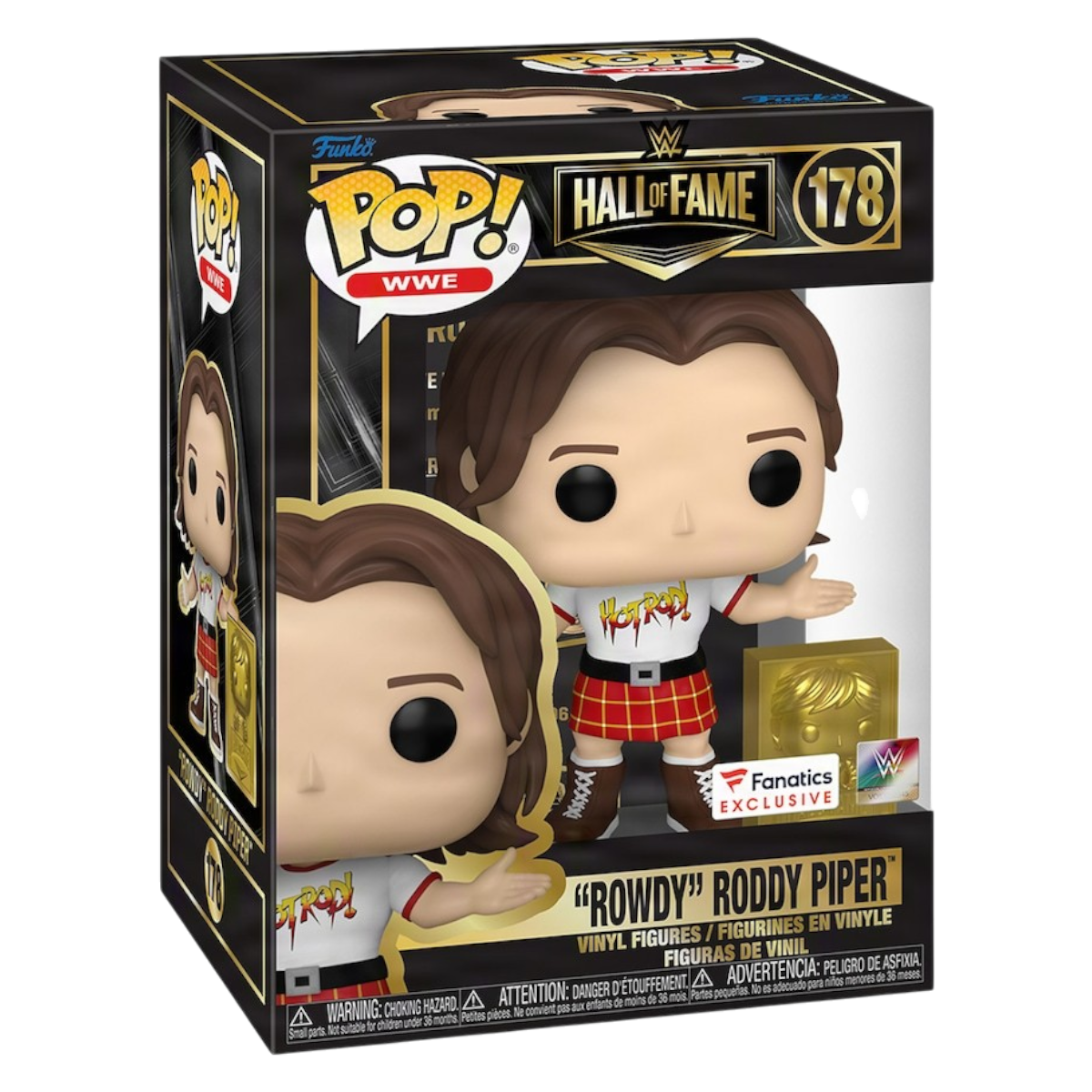 WWE Rowdy Roddy Piper Fanatics Exclusive 2005 hall of fame AE Toy Box