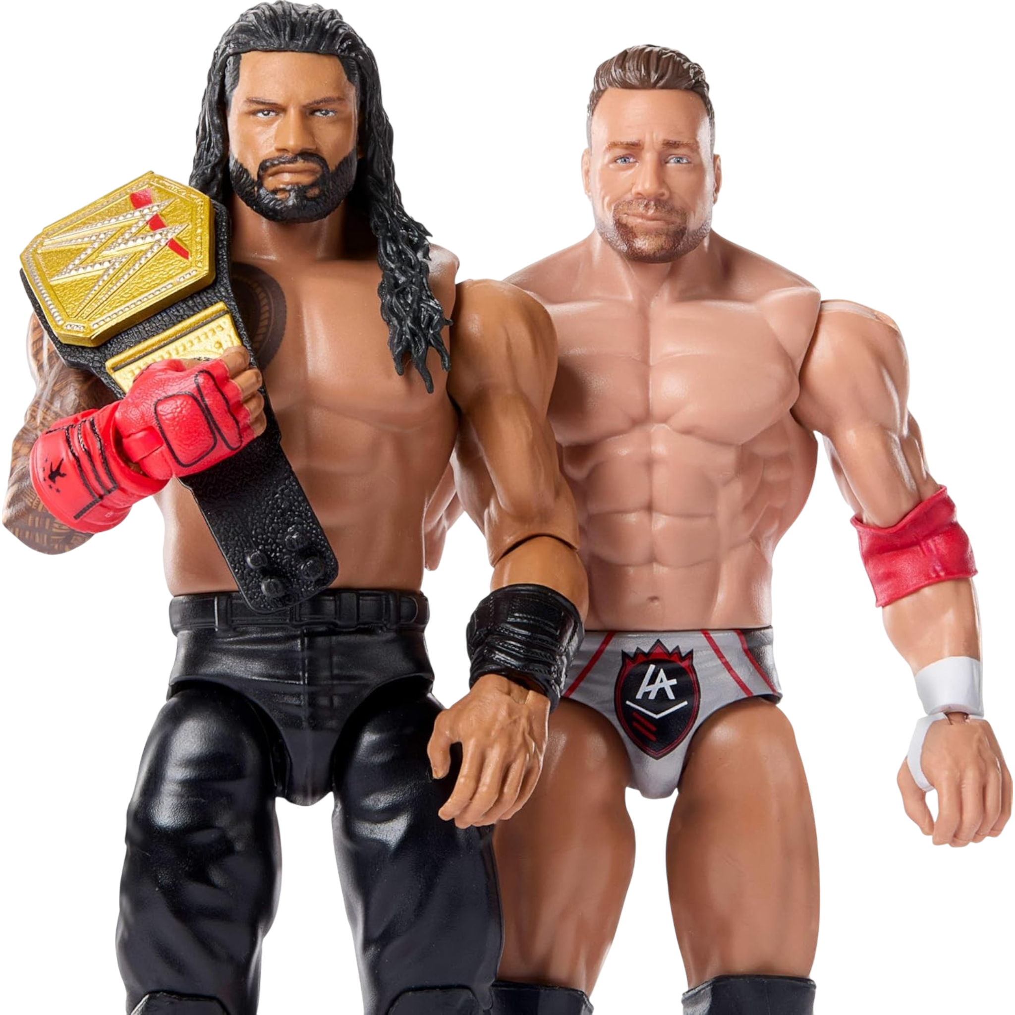 WWE Main Event Showdown Roman Reigns vs La Knight AE Toy Box