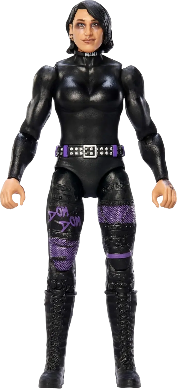 WWE Rhea Ripley Action Figure, Main Event Series #153 6-inch Mattel